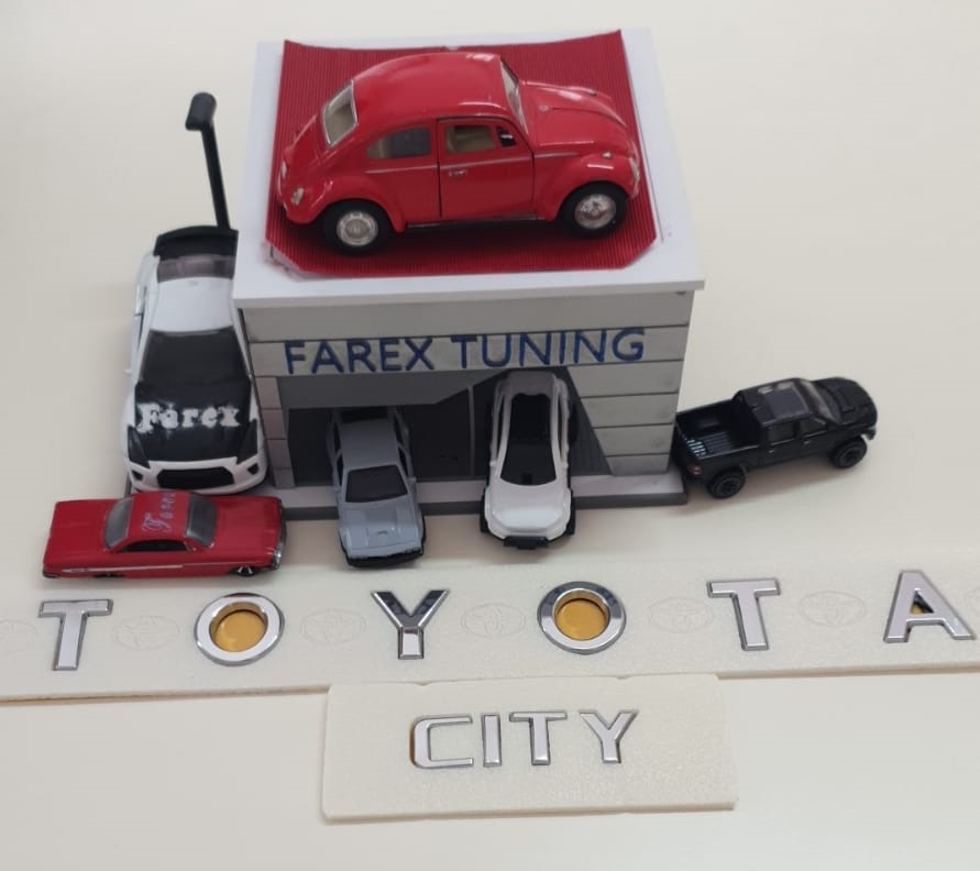 Toyota Boşluklu Büyük Boy ve City Krom Bagaj Yazısı